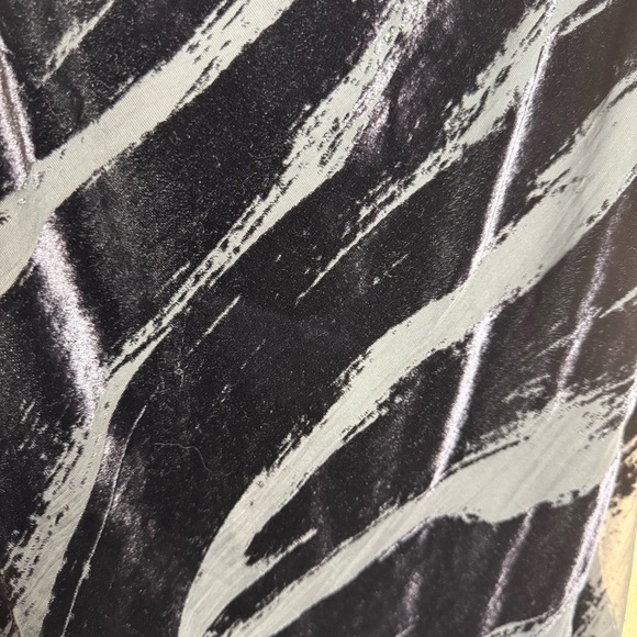 Anthropologie Velvet Burnout Cowl-Neck Lace Trim Midi Slip Dress Medium - Picture 5 of 13